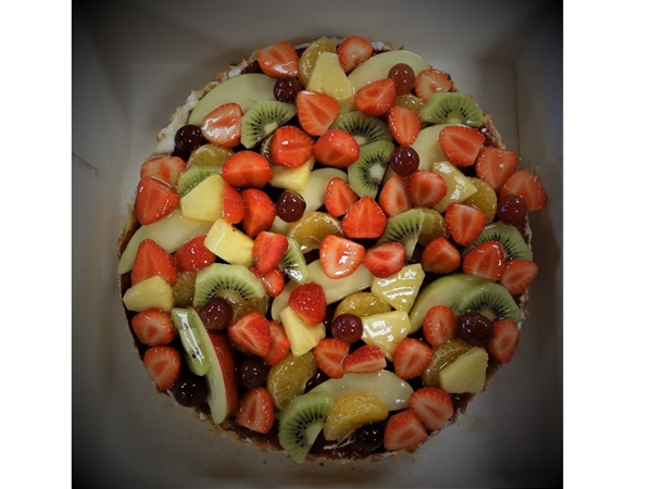 Ronde vruchtentaart (12 pers.)